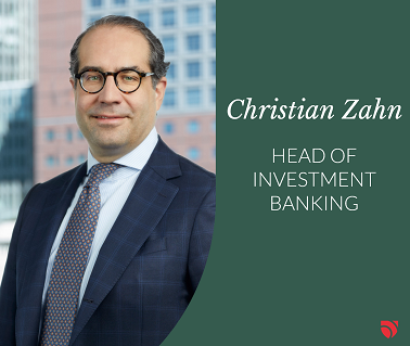 ODDO BHF verstärkt mit Christian Zahn als Leiter Investment Banking seine Ambitionen im Bereich Corporate Finance