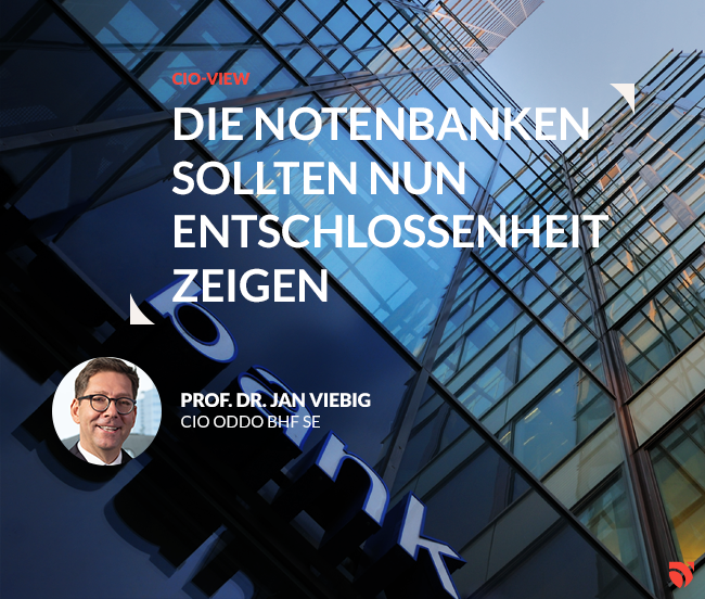 Die Notenbanken sollten nun Entschlossenheit zeigen