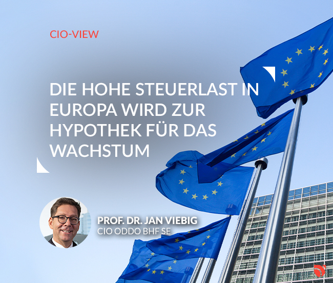 Die hohe Steuerlast in Europa wird zur Hypothek für das Wachstum