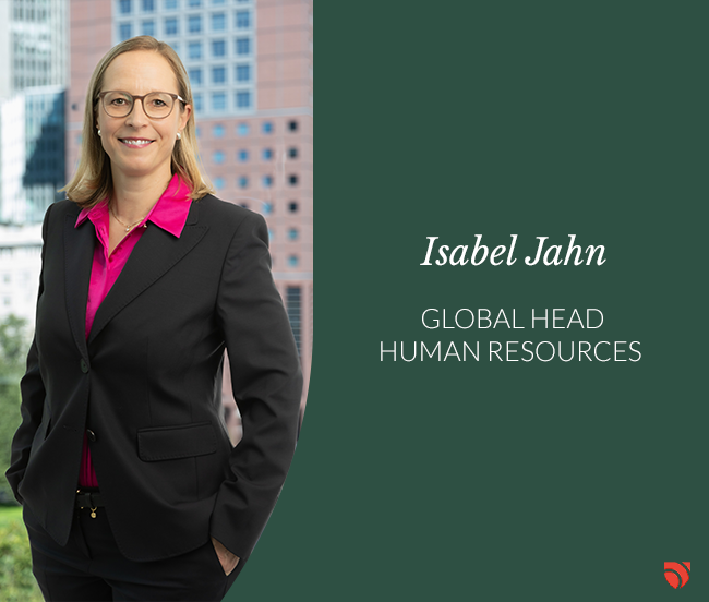 Isabel Jahn wird Global Head Human Resources