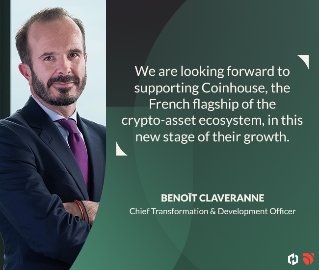 Coinhouse raises €40 million and anchors its position as Europe's leading cryptobank