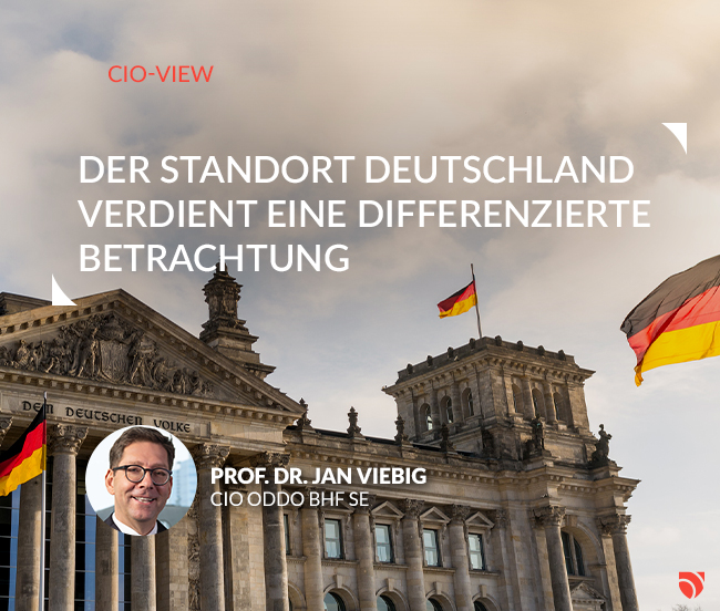 Der Standort Deutschland verdient eine differenzierte Betrachtung 