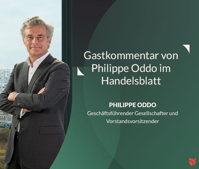 Gastkommentar von Philippe Oddo im Handelsblatt
