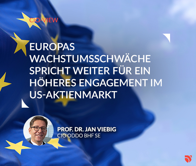 Europas Wachstumsschwäche spricht weiter für höheres Engagement im US-Aktienmarkt