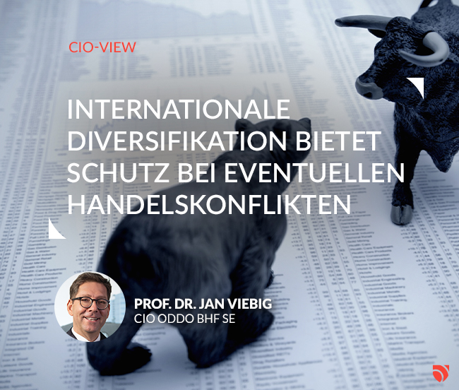 Internationale Diversifikation bietet Schutz bei eventuellen Handelskonflikten